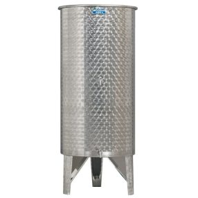 Bortartály inox 380L 2db csappal Zottel