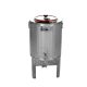 Inox olajtartály 100L kotyogóelőkészítéssel, lábbal Zottel