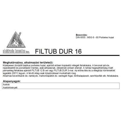 FILTUB DUR 16 1.2 mm