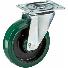   Kerék önbeálló PA inox villás golyós elasztikus 200 42244