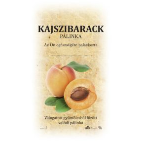 Matrica pálinka kajszibarack 50db/csom