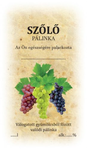 Matrica szőlő pálinka 50db/csom