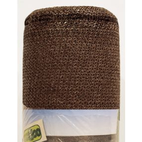   Árnyékoló háló RECYNET gomblyukakkal 1x10m barna 120g/m2 2021531