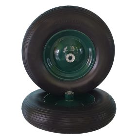   Kerék szétszedhető talicskához TÖMÖR fémfelnis 4.00-8 csapágyas