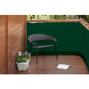   Erkélyháló fűzőlyukakkal Balcony Easy zöld 0.9x5m 160gr/m2 2020722