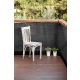 Erkélyháló fűzőlyukakkal Balcony Easy antracit 0.9x5m 160gr/m2 2020726