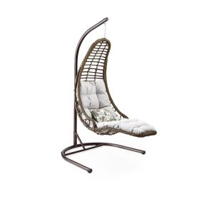 Lábtartós  Hintafotel Bodrum Barna