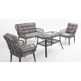 Kerti Szett 4R Pisa Ikili  Szürke