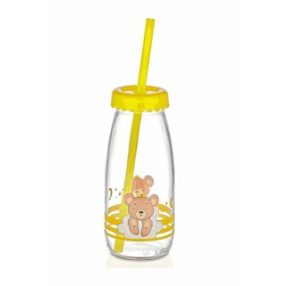 Üveg+Szívószál 250Cc C-00521 