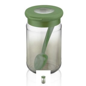 Fűszertartó+Kanál 380Cl Zöl