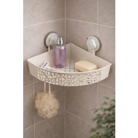 Vákumos fürdőszobai sarokpolc UP505 