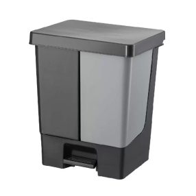 Duo Pedálos Szemetes  50 L  UP312