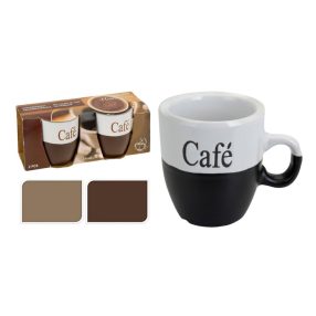 Kerámia bögre kávés 150 ml  2 db-os szett