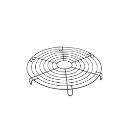 17048699 Edényalátét 28X28X25Cm Fek