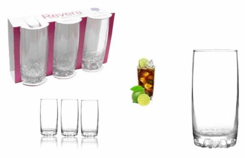 ***Pohár Üveg Revera Üdit 370Ml 3Db