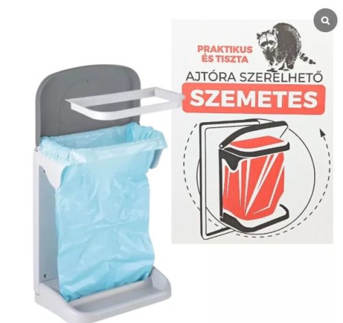 Ajtóra szerelhető szemetes 