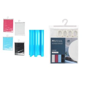 Egyszínű Zuhanyfüggöny 180x180 cm 