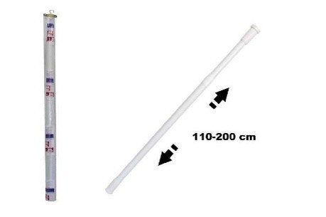 Teleszkópos zuhanyfüggönyrúd  110–200 cm  ENG592