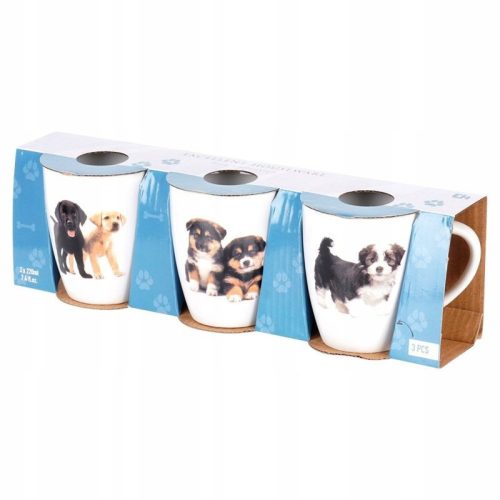 Q01000060 Bögre Kutyás 3Dbos 220Ml