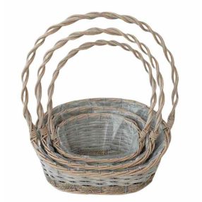 54-207 Fonott Füles Kosár Ovál  "M"