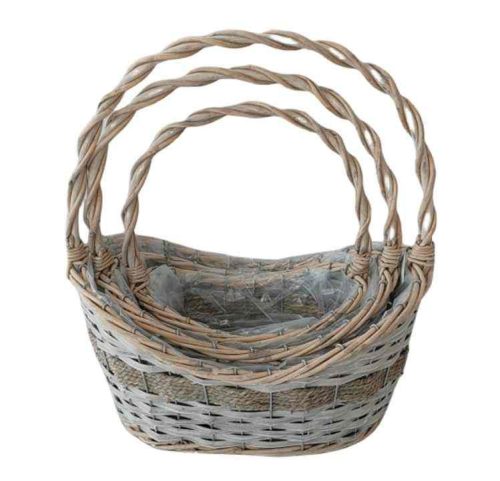 54-206 Fonott Füles Kosár Ovál "M"