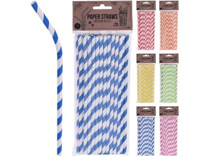 Szívószál Papír 35 db-os 