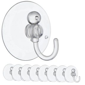 Öntapadó fogas, 4 cm, 8 db-os szett 