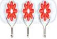 Akasztó Virág Forma 2 Db-Os