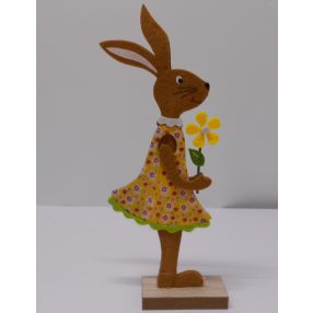 Cz70170 Dekor Álló Nyúl Virággal CZ70170 