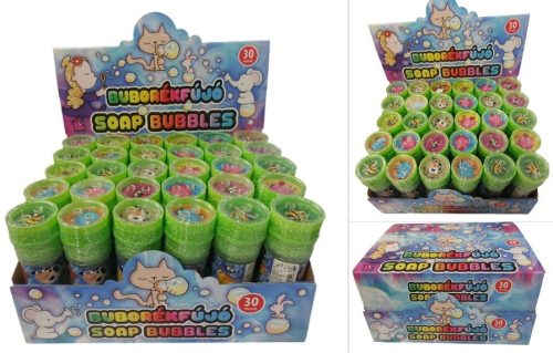 Buborékfújó Figurás 11X3,5Cm 30Db. BUBORÉKF