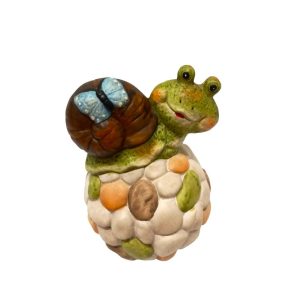 Csiga Kavicsosgömbön 16Cm AT240907