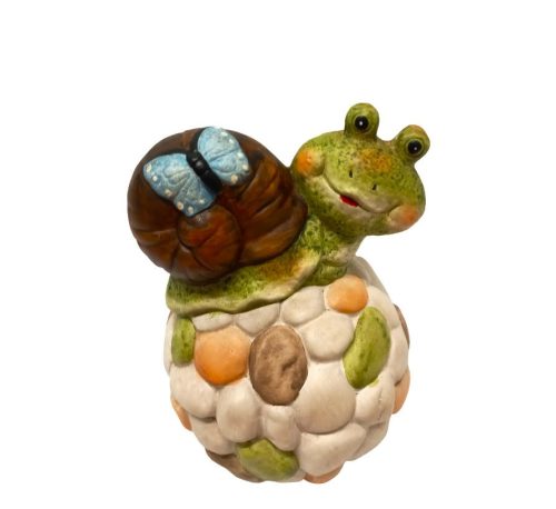 Csiga Kavicsosgömbön 16Cm AT240907