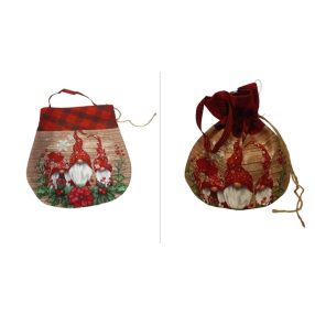   Karácsonyi Mikulászsák  24 × 25 cm, füllel és összehúzózárral  AT24-315074