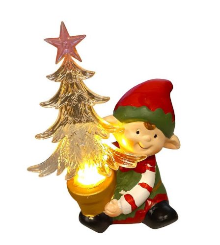 Kari Fig.Elf Led. 17 Cm AT24-215