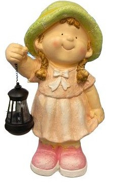 Lány Lámpával 44Cm AT240810