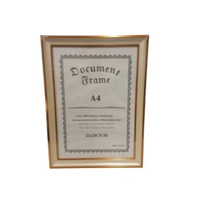 Aranyszínű képkeret  A4 méretű JS123126