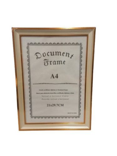 Aranyszínű képkeret  A4 méretű JS123126