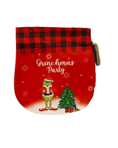 Karácsonyi dekor Mikulászsák  Grincs  24 × 25 cm  AT24-315072