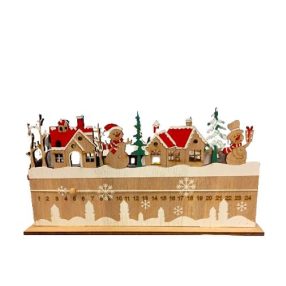 Fa Karácsonyi  Dekoráció  26 x 3 x 13 cm AT24-815