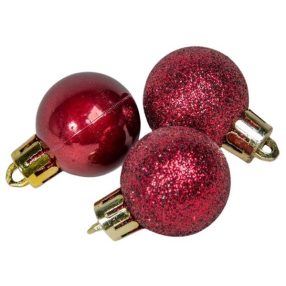 Gömb 3Cm12Db Piros JS171145