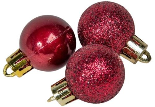 Gömb 3Cm12Db Piros JS171145