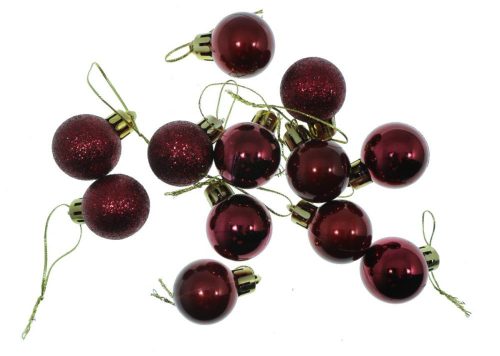 Gömb 3Cm12Db Bordó JS171146