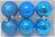 Gömb 6Cm 6Db Türkiz JS171173