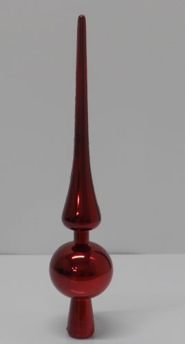 Csúcsdísz 29Cm 1Db Bordó JS171190