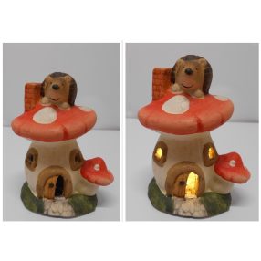 Őszi Dekor Ház 15Cm Ledes B39593 Ő