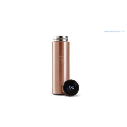 Berlinger Haus Metallic Rosegold Line rozsdamentes acél termosz LED kijelzővel, 450 ml BH-7954