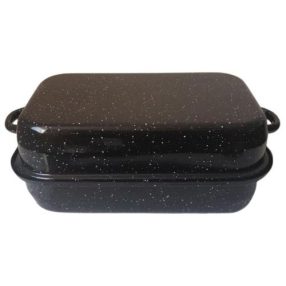 Zománcozott sütőedény tepsi tetővel 32 cm 140+140/32