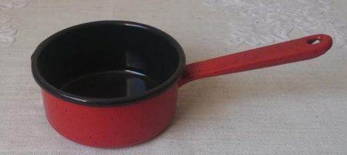 Nyeles Lábas Piros 12Cm 115/12
