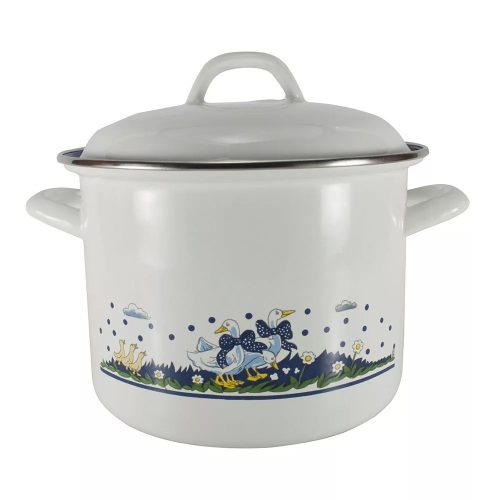 Zománcozott Fazék Fedővel  26 cm Libás 303/26