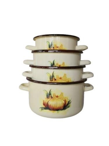 Zománcozott lábas készlet 14–20 cm, fedő nélkül  17/14-20/61